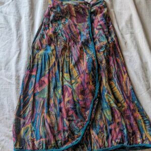 A-line wrap skirt